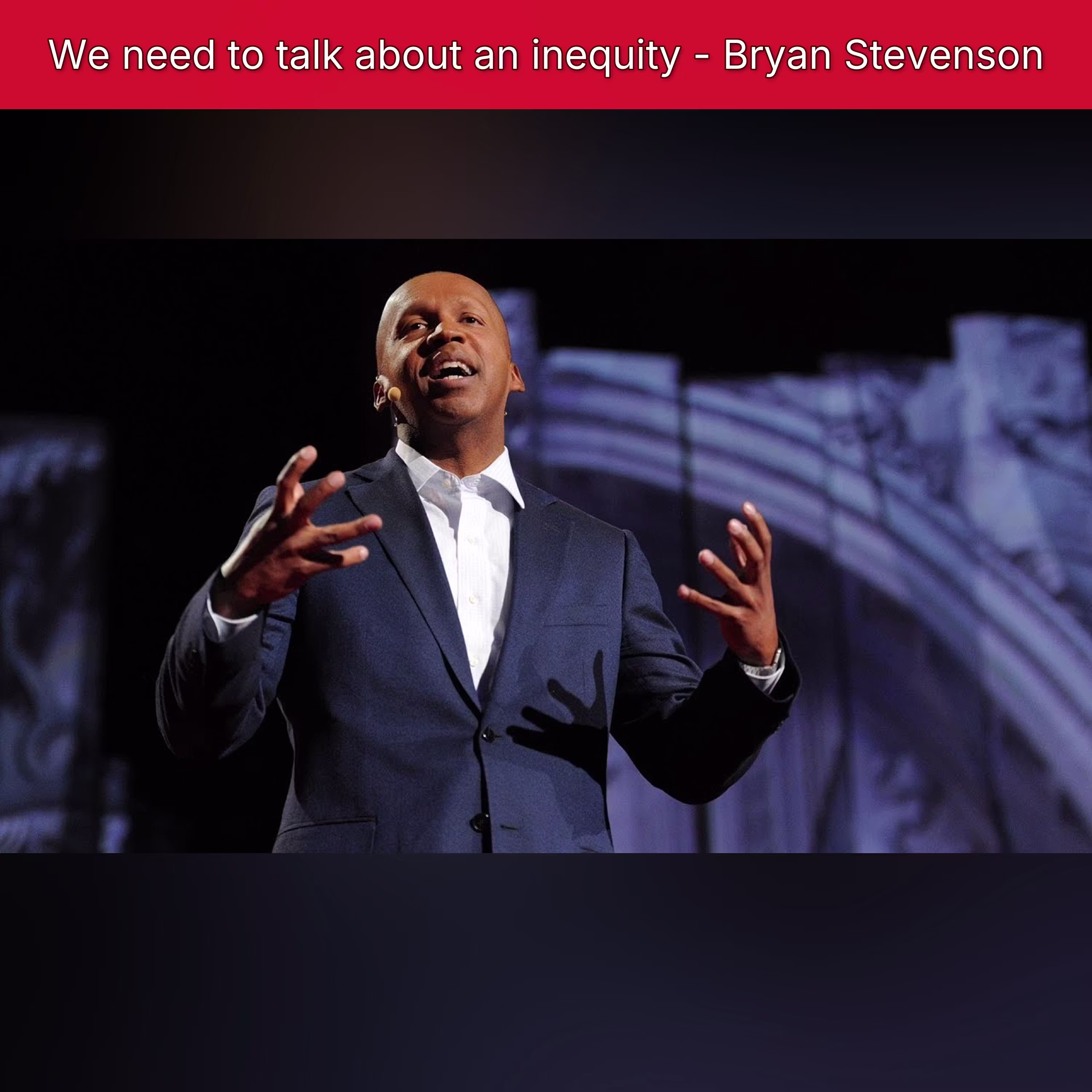 We need to talk about an inequity - Bryan Stevenson cover art