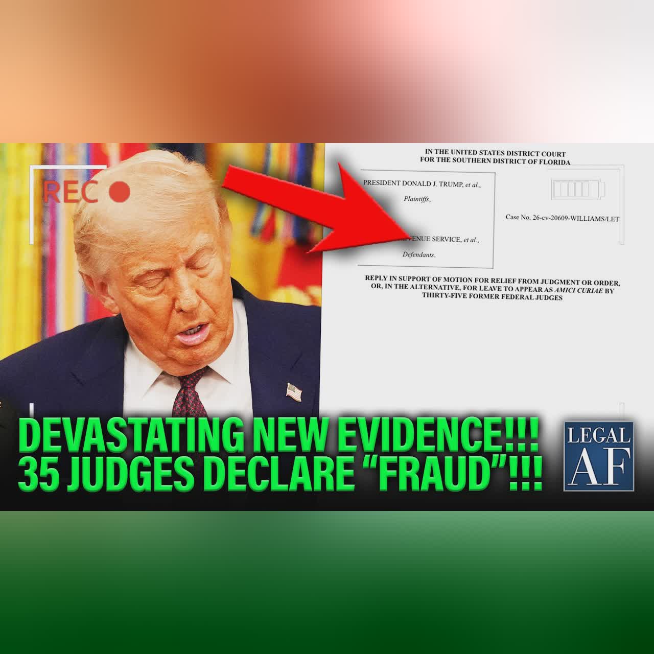 35 Fed Judges CALL for SANCTIONS and DECLARE Trump & DOJ DEFRAUDED COURT!!! cover art