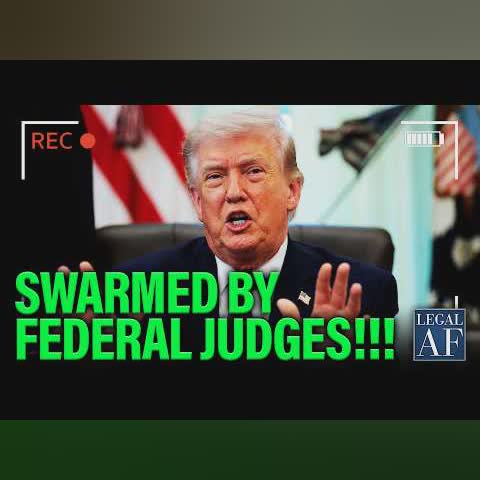 Trump SWARMED by Federal Judges SCHEME CRUMBLES in His FACE!!! cover art