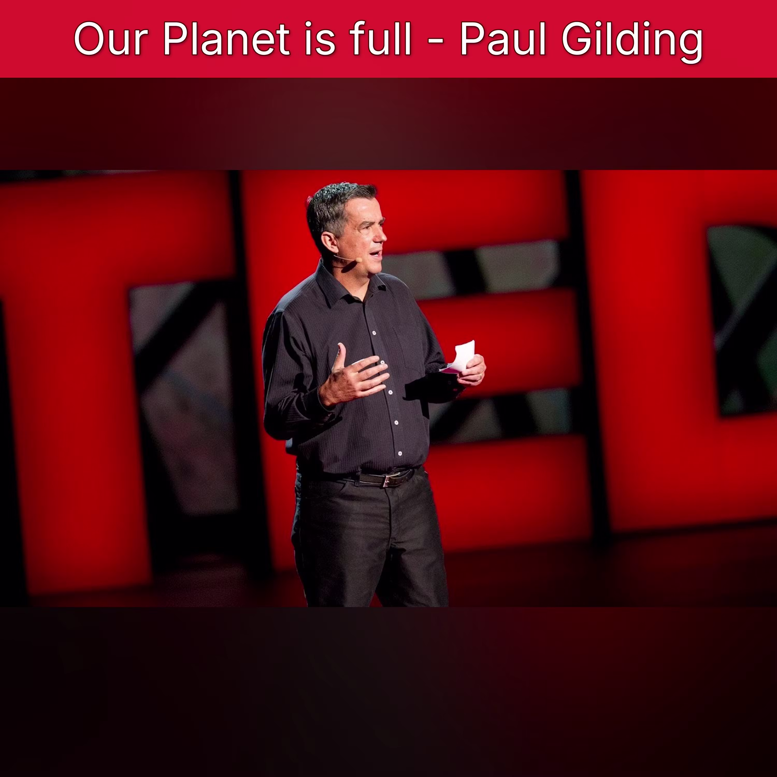 Our Planet is full - Paul Gilding cover art