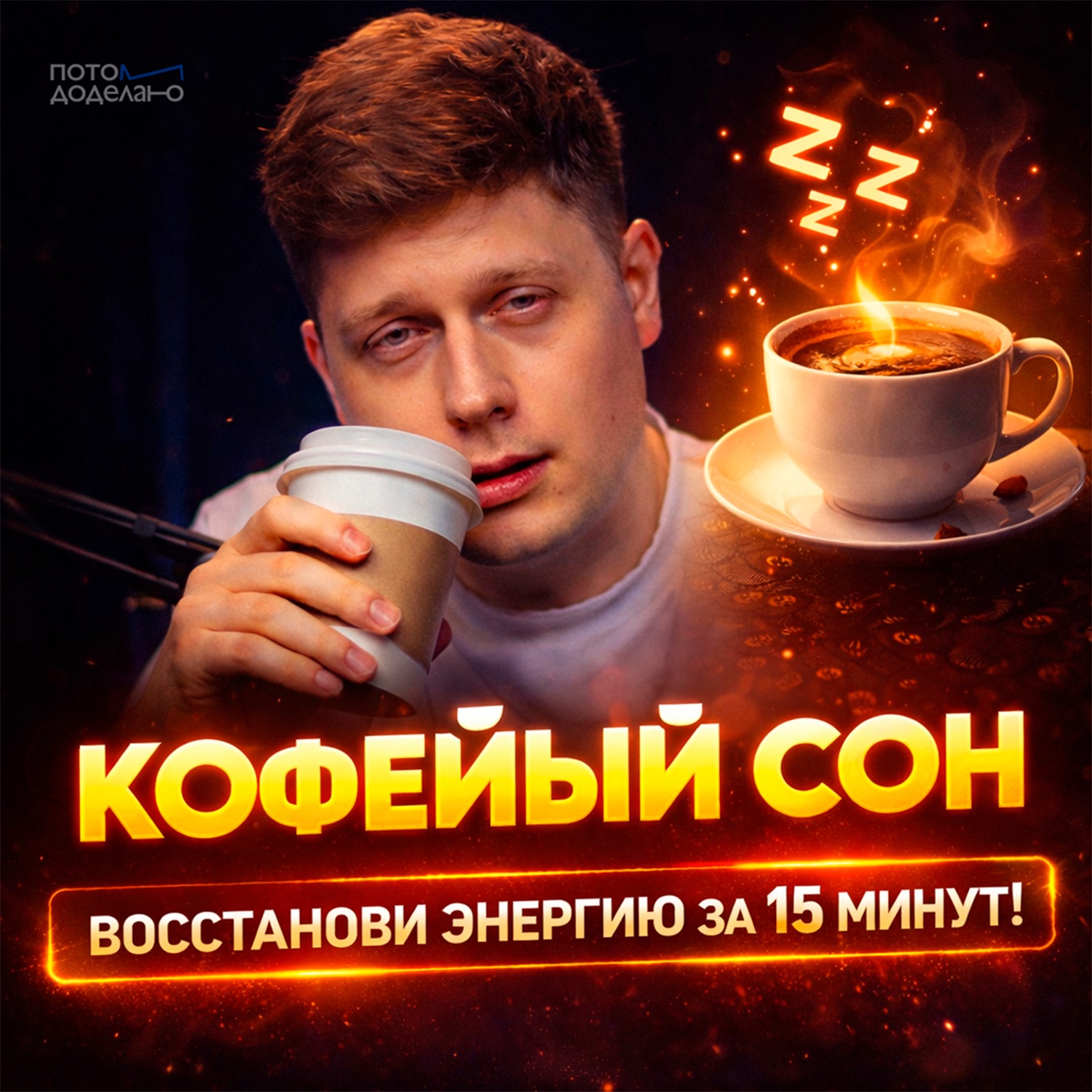Кофейный сон: как быстро вернуть себе силы | Потом доделаю cover art