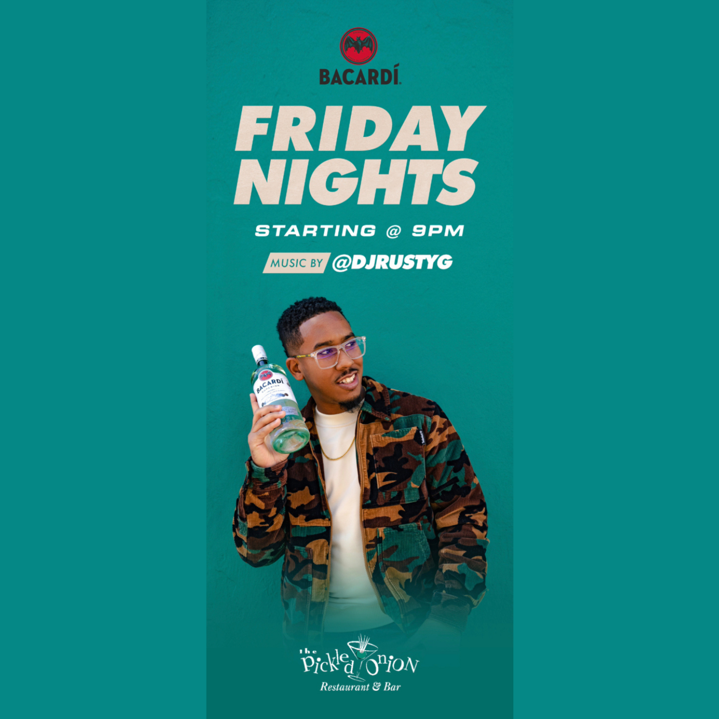 BACARDI FRIDAYS @ PICKLED ONION 29.8.2025 DJ RUSTY G LIVE cover art