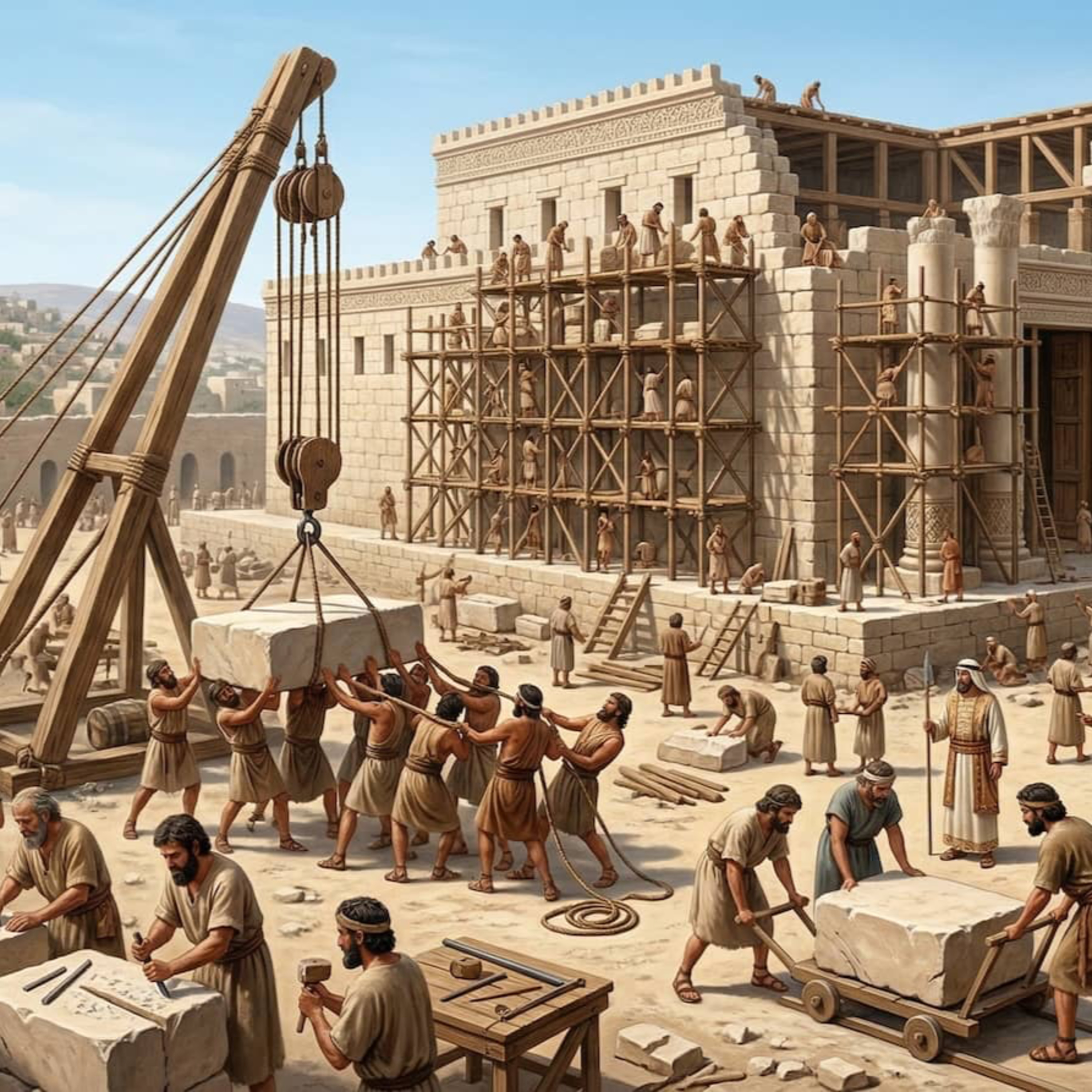 316. 1 Rois 5 – Les ouvriers du Temple de Jérusalem cover art