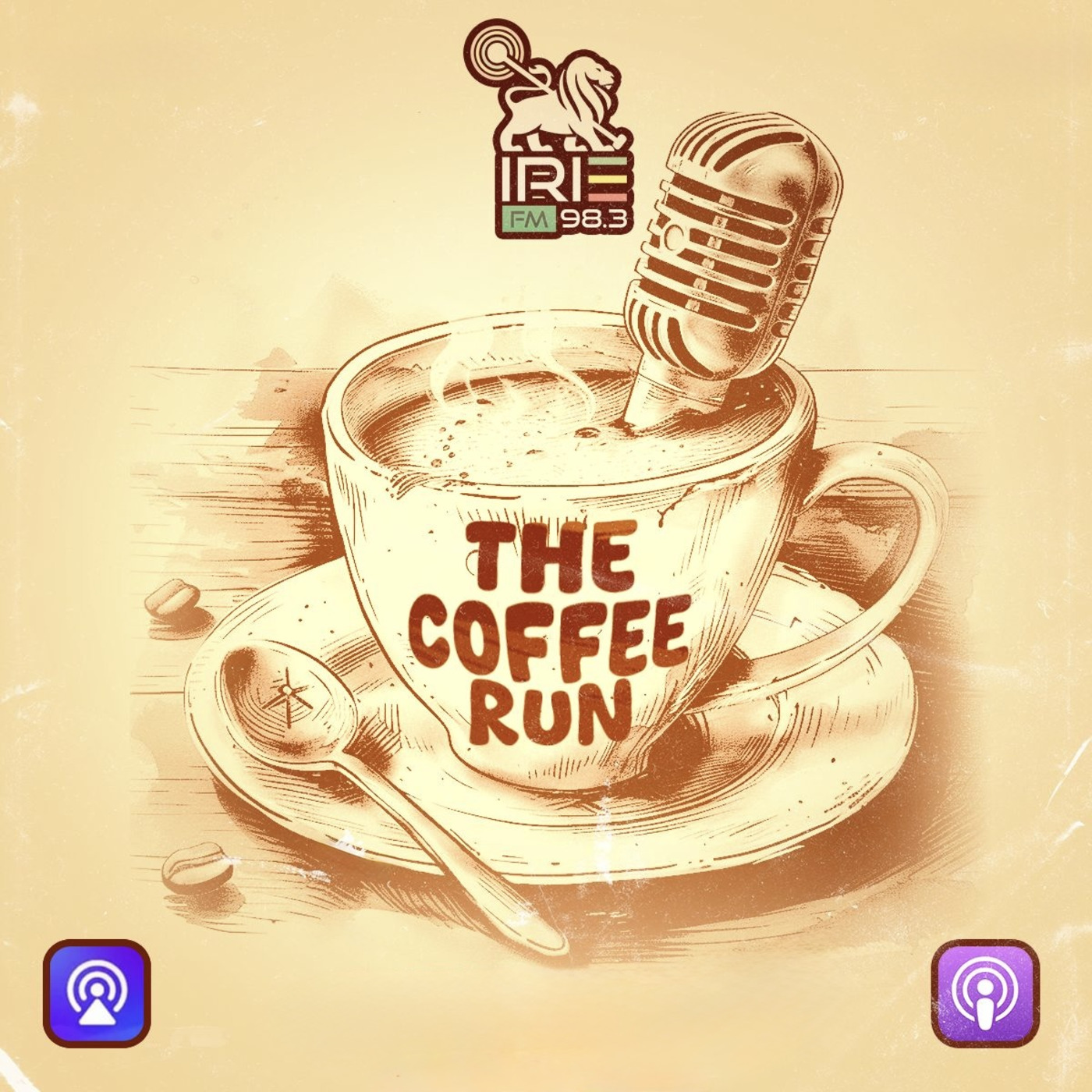 DJ Rusty G LIVE on Irie 98 (12.5.25) - The Coffee Run cover art