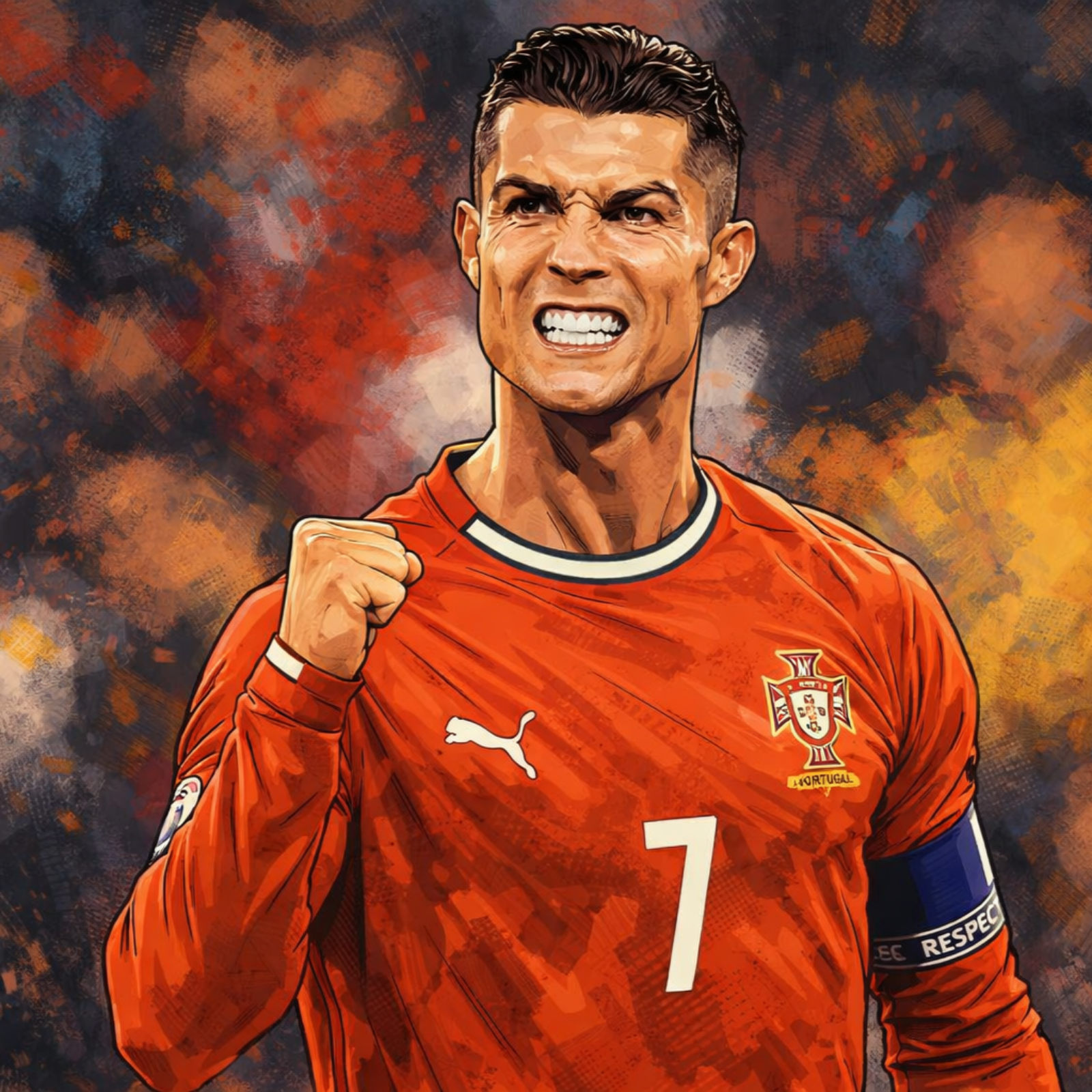 The Story of Christiano Ronaldo in Easy English cover art