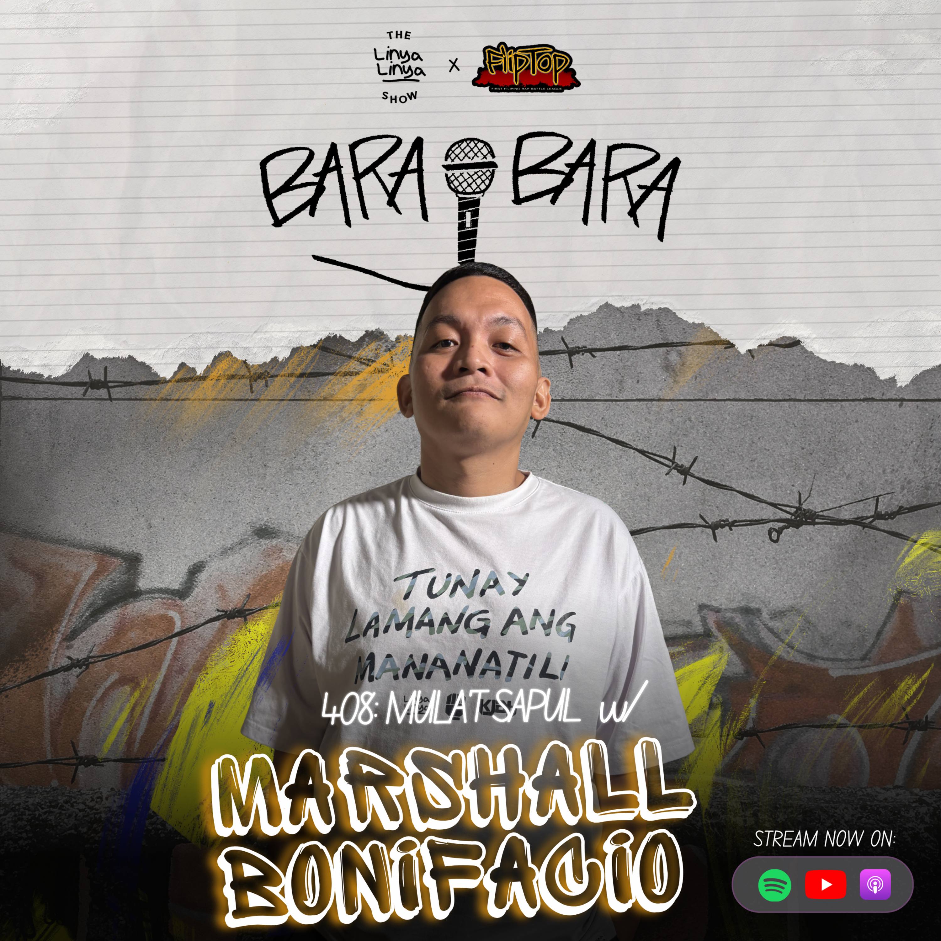 408: Bara-Bara - Mula't Sapul w/ Marshall Bonifacio cover art
