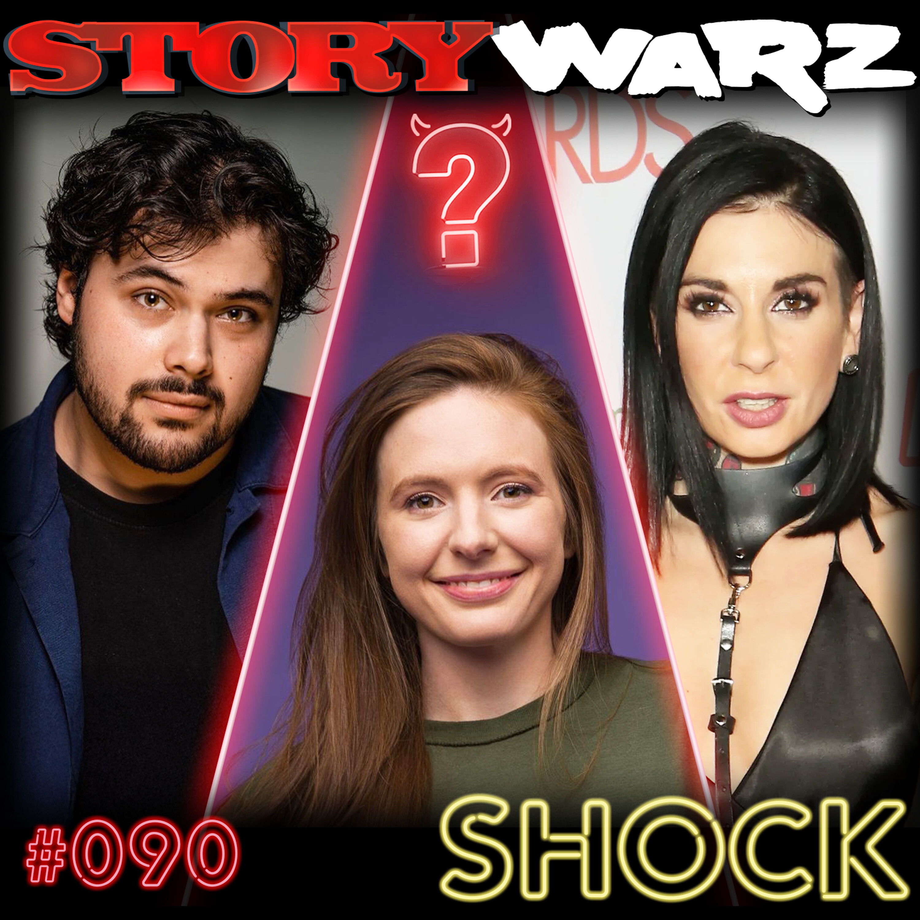 090. Maddy Smith, Lev Fer, Joanna Angel | Shock cover art
