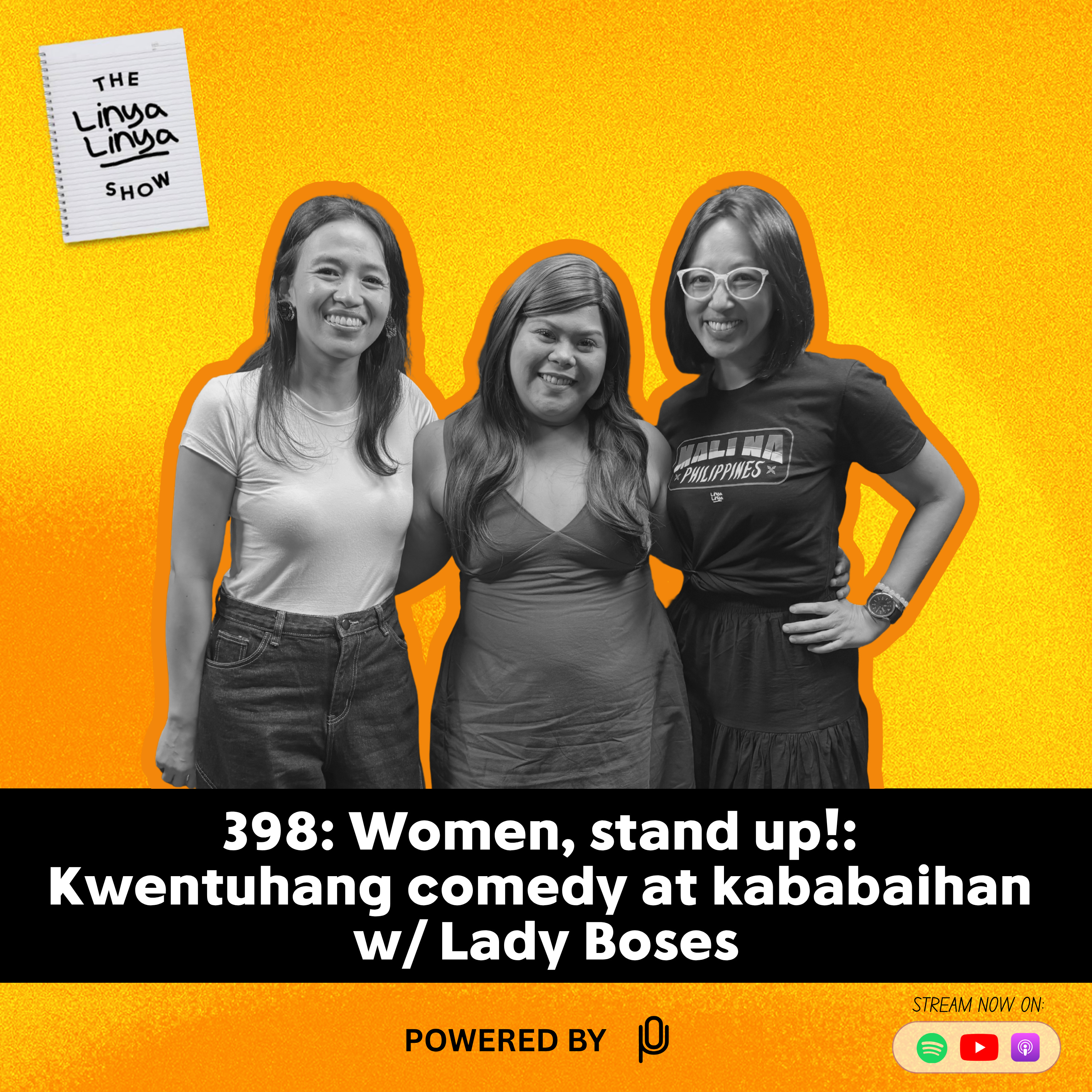 398: Women, stand up!: Kwentuhang comedy at kababaihan w/ Lady Boses cover art