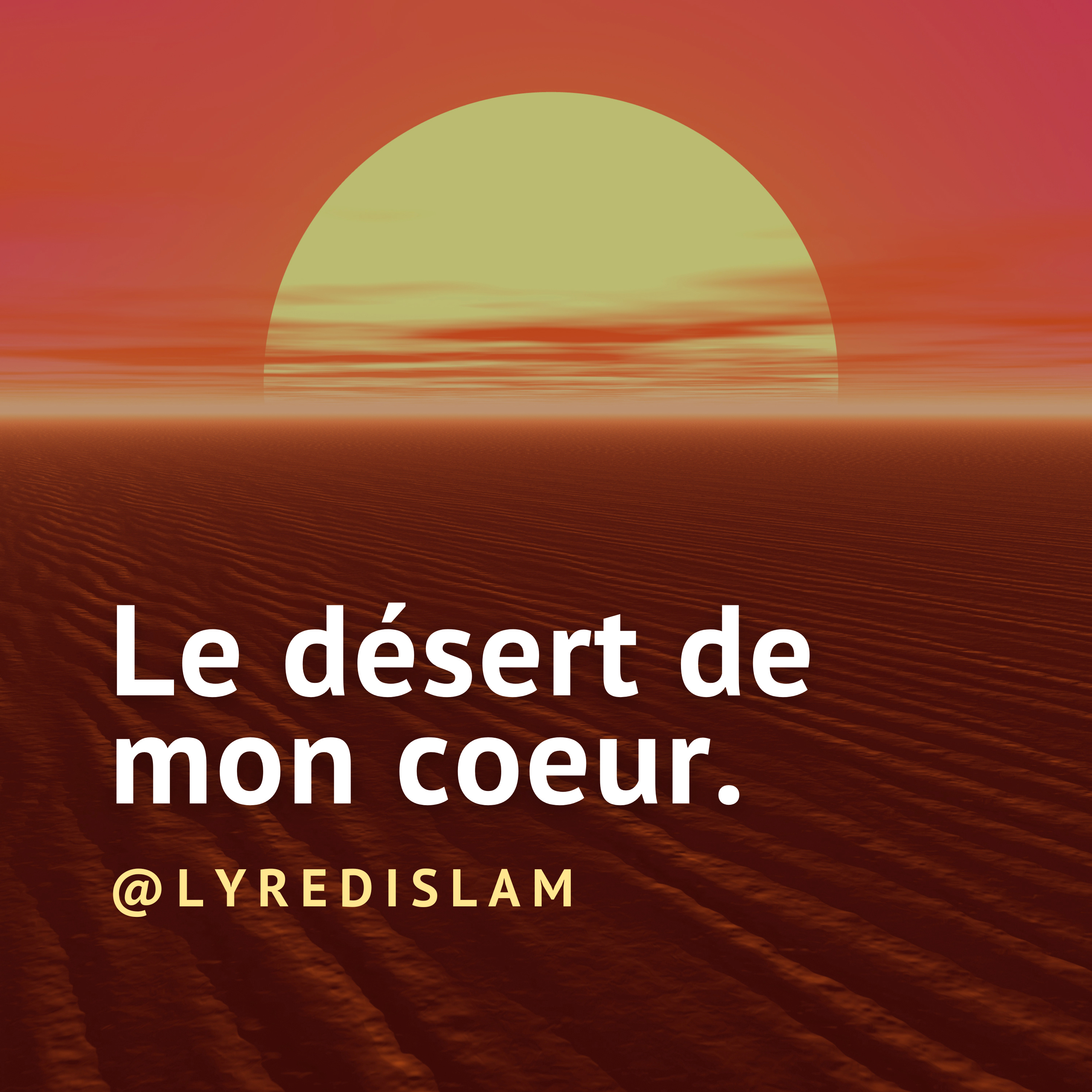 Le désert de mon cœur cover art