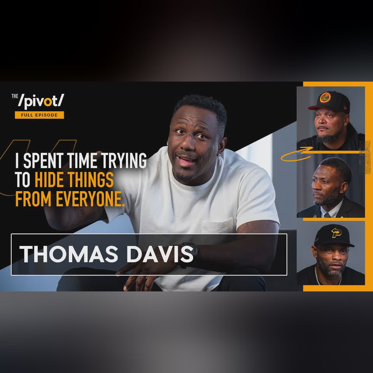 Thomas Davis former NFL All Pro opens up about addiction, pain and life after the league| The Pivot