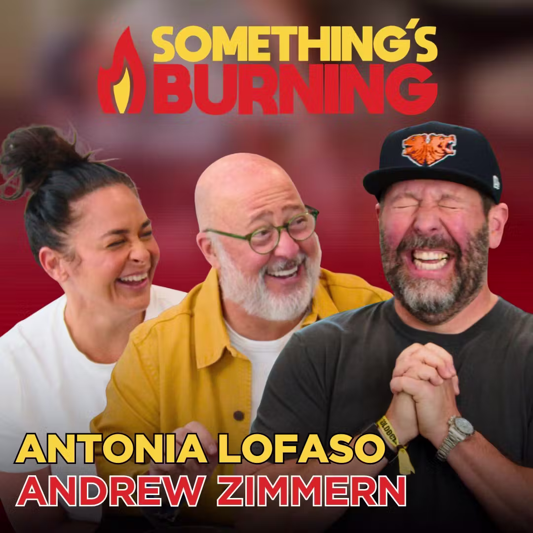 Something’s Burning: Andrew Zimmern and Antonia Lofaso Talk Food, Fame, and Flavor | S7 E2 cover art
