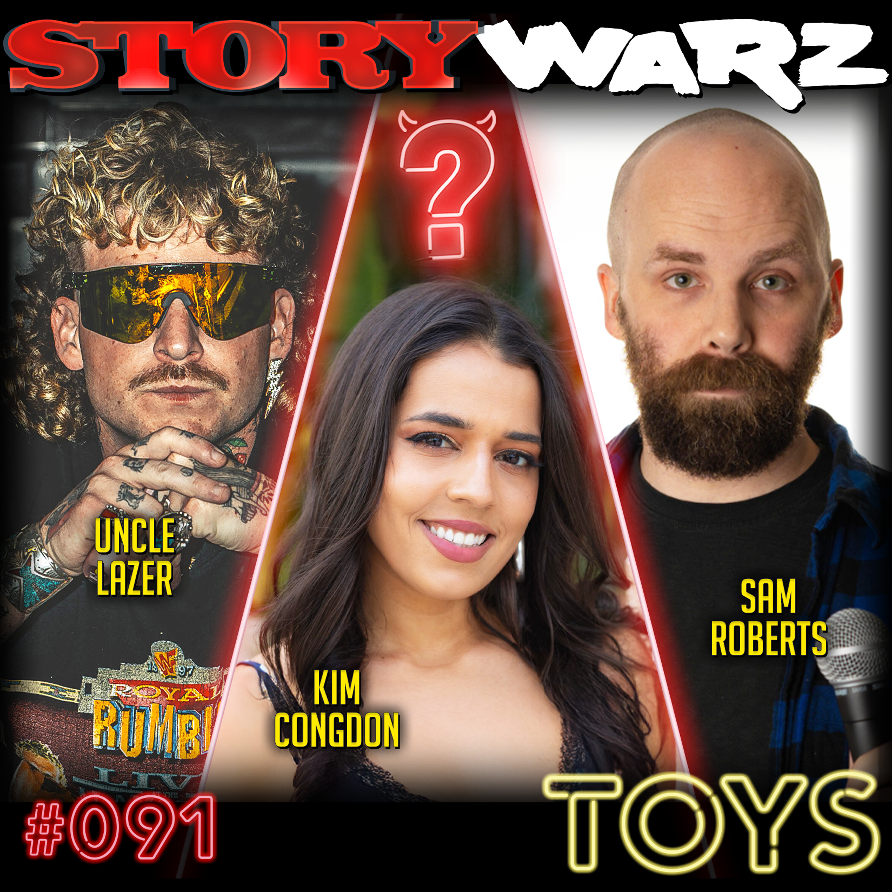 091. Kim Congdon, Uncle Lazer, Sam Roberts | Toys cover art