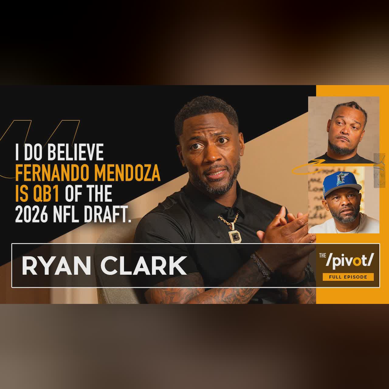 Integrity over clicks, Mendoza vs Ty Simpson, Wemby's swag, NBA to NFL & J. Cole respect |The Pivot