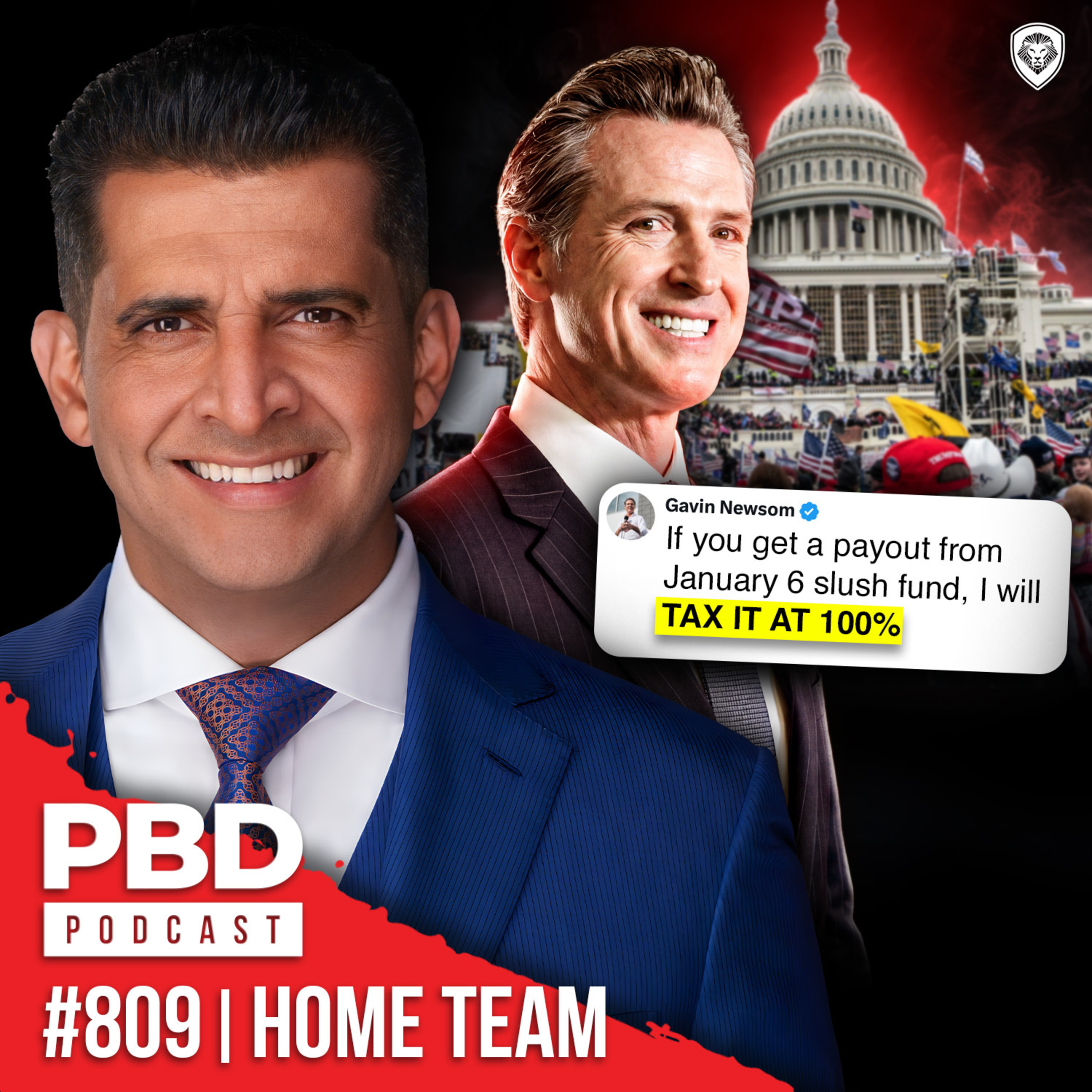 Newsom's 100% Tax Threat + $40M CIA Gold Heist | PBD #809 cover art