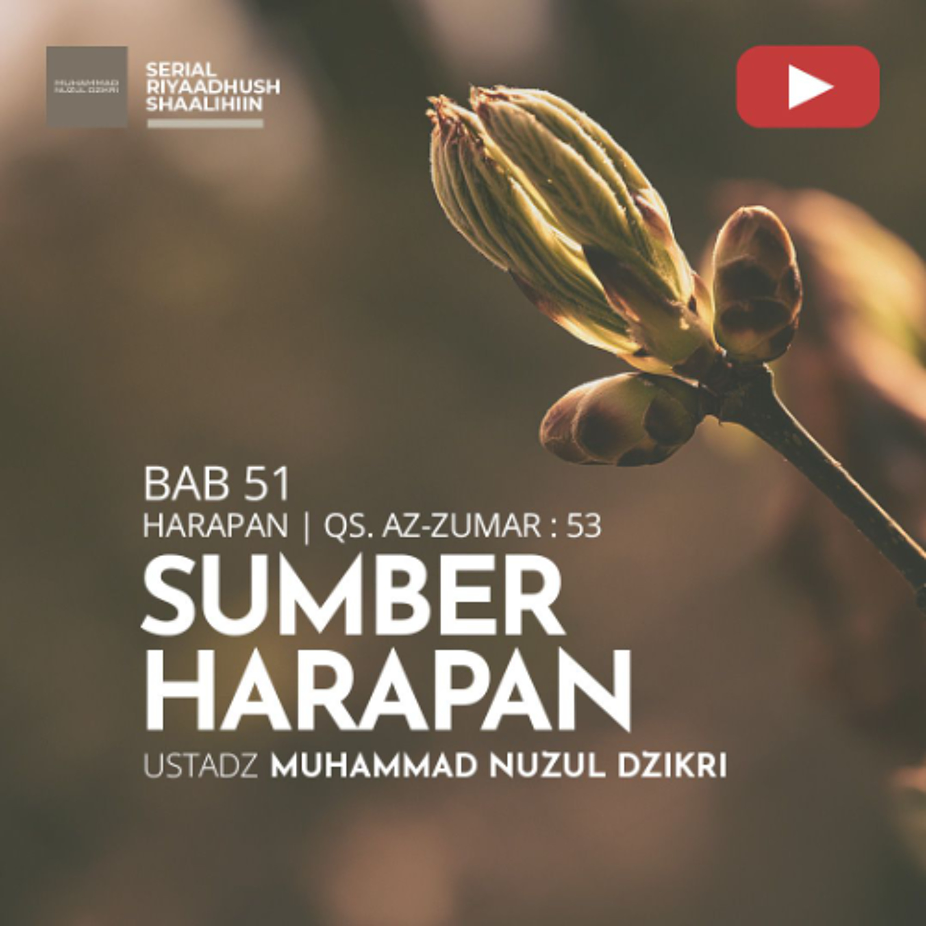 Riyaadhush Shaalihiin 2137. "SUMBER HARAPAN" - Ustadz Muhammad Nuzul Dzikri cover art