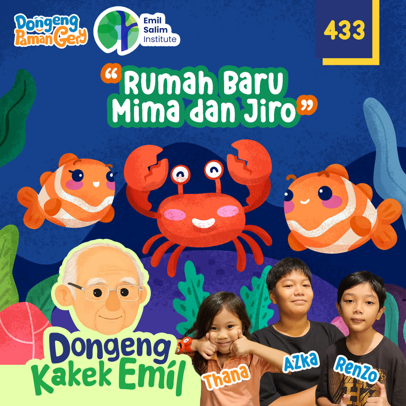 PODCAST DONGENG: Eps. 433 RUMAH BARU MIMA DAN JIRO cover art