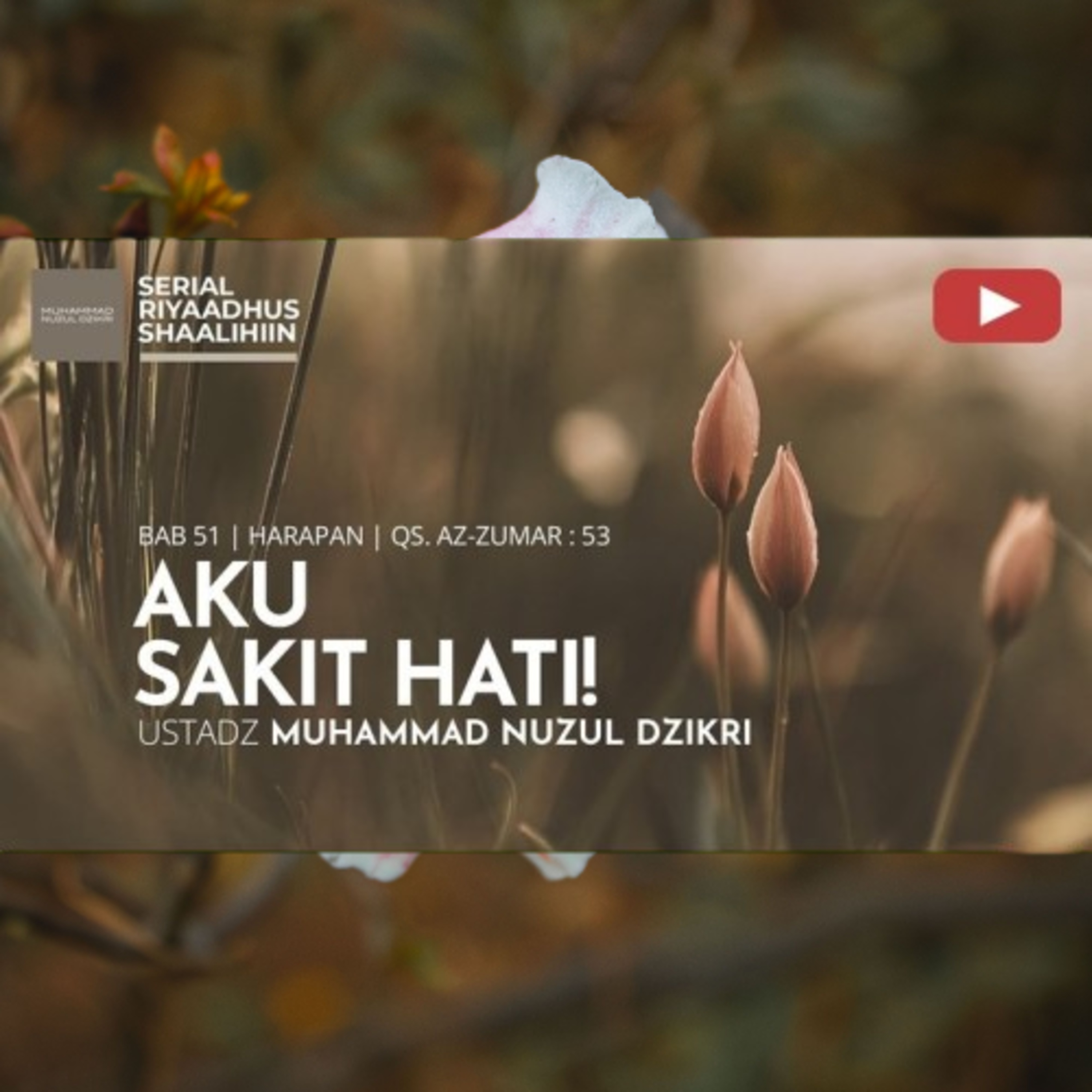 Riyaadhush Shaalihiin 2138. "AKU SAKIT HATI!"