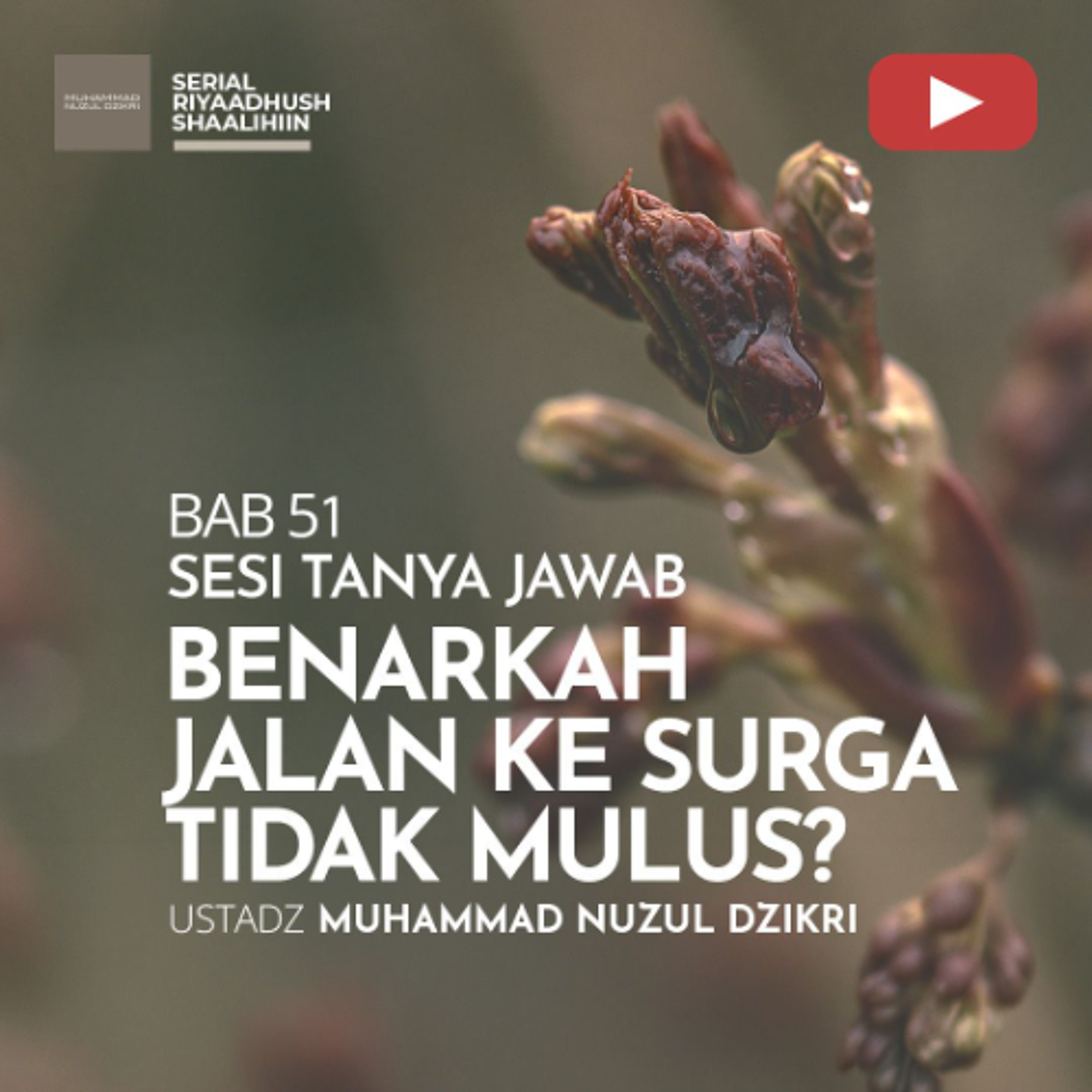 Riyaadhush Shaalihiin 2135. "BENARKAH JALAN KE SURGA TIDAK MULUS" - Ustadz Muhammad Nuzul Dzikri cover art