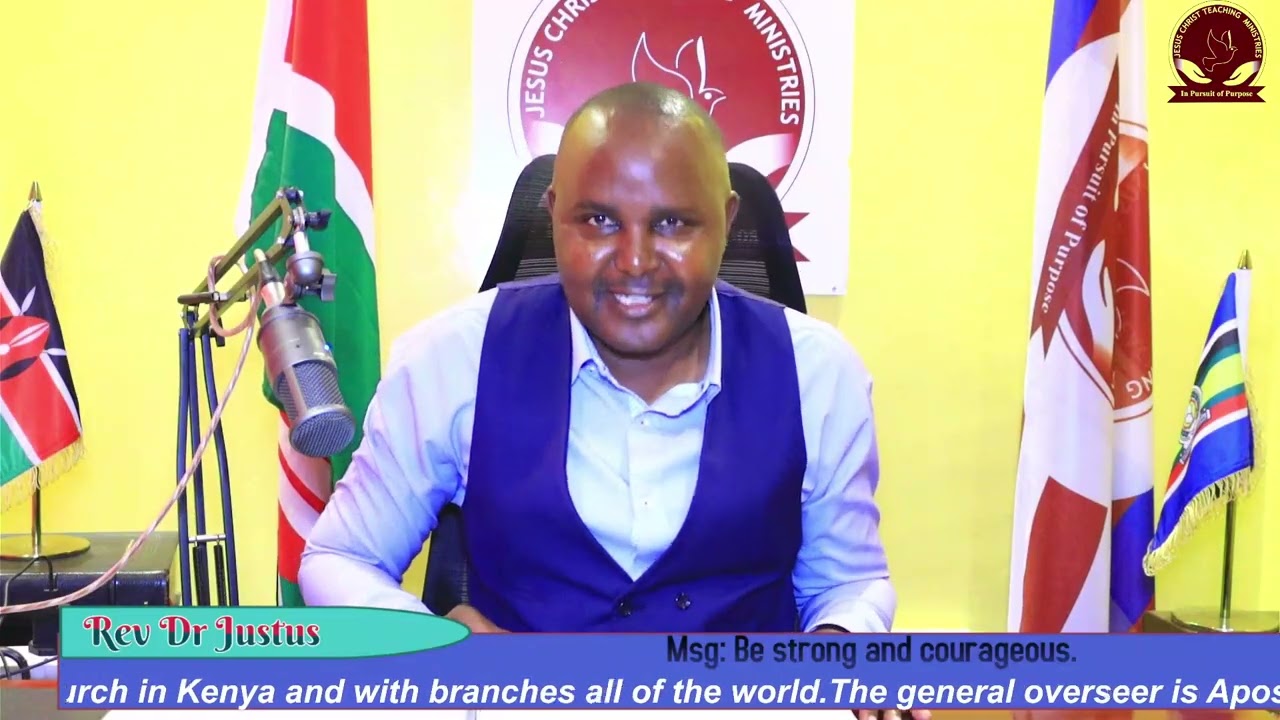 Msg: Be strong and courageous by Rev Dr Justus Maweu