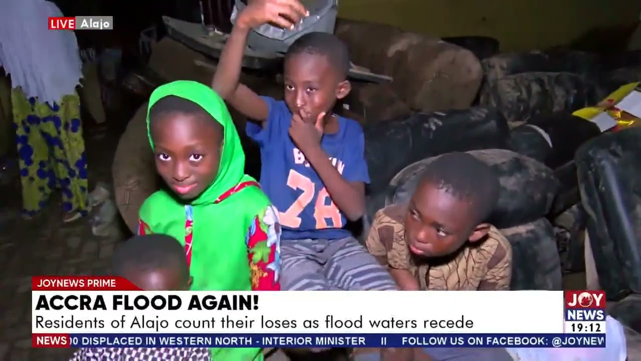 Accra Flood Again! Residents of Alajo count their losses as flood waters recede  | Joy News Prime cover art