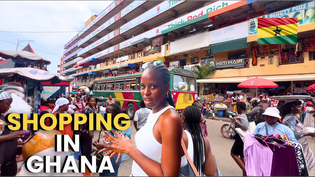 COME SHOPPING WITH ME AT THE BIGGEST MARKET IN ACCRA, GHANA | LIVING IN GHANA cover art