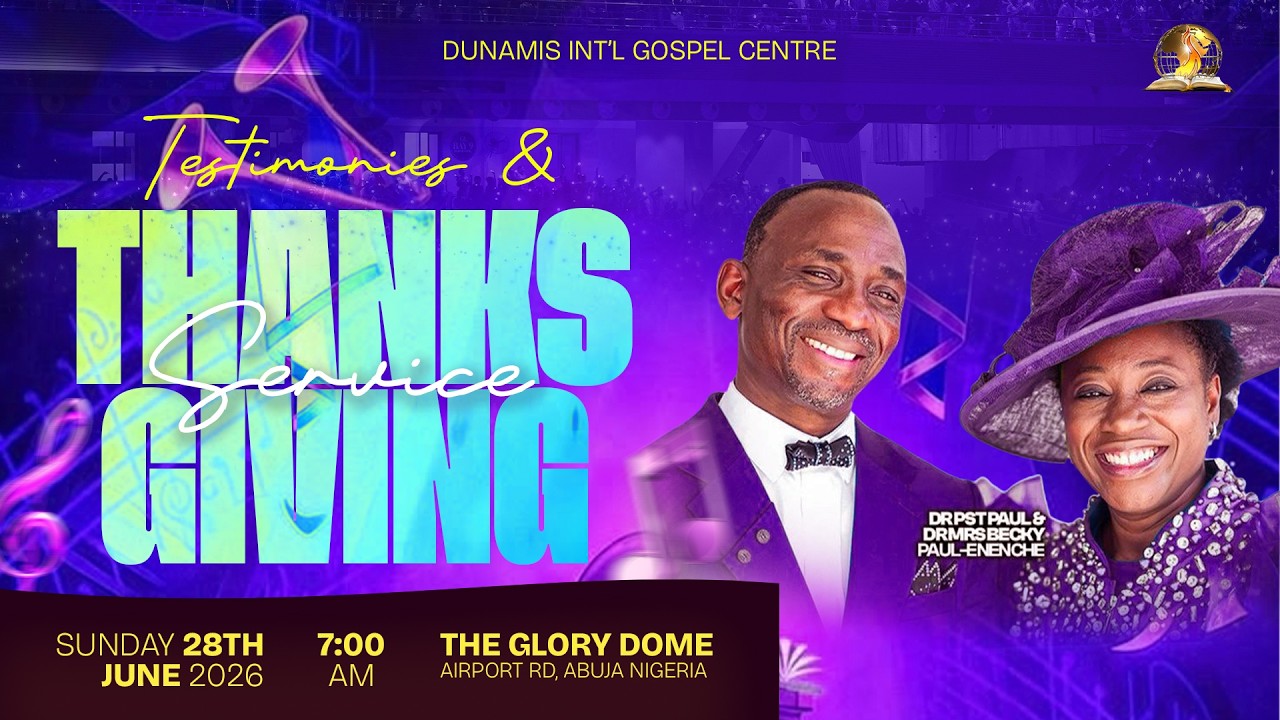JUNE 2026 TESTIMONIES AND THANKSGIVING SERVICE || 28-06-2026 cover art