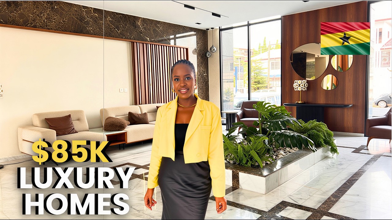$85,000 HOMES CLOSE TO AIRPORT | LUXURY HOUSES AND APARTMENTS IN ACCRA | BUYING A HOUSE IN GHANA cover art