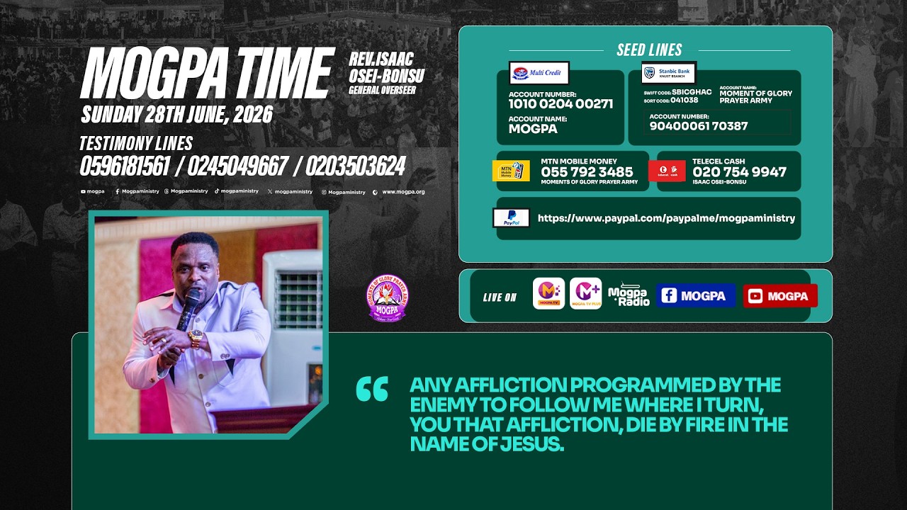 BREAKING STRONGHOLDS OF LIMITATION || MOGPA TIME WITH REV O B || 24  - 06 - 2026 cover art