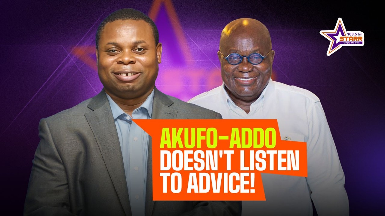 I've Observed That Akufo-Addo Doesn't Listen To Advice! - Franklin Cudjoe cover art