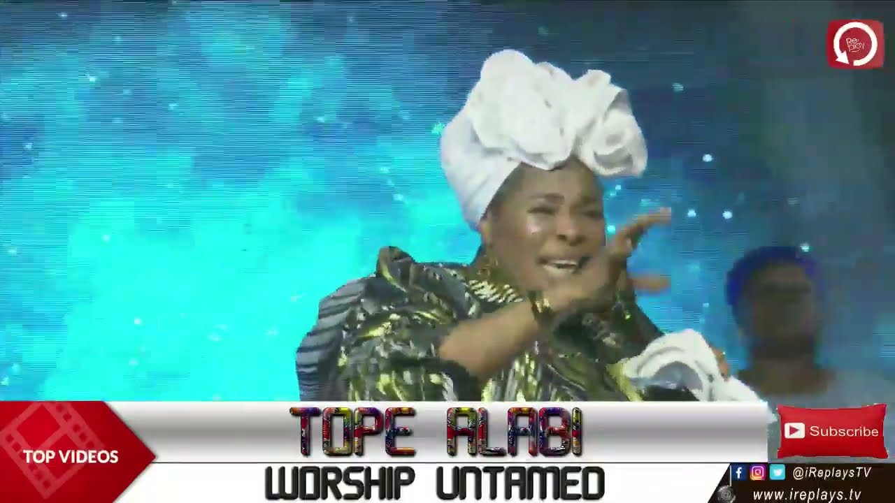 TOPE ALABI | WORSHIP UNTAMED 2022 cover art