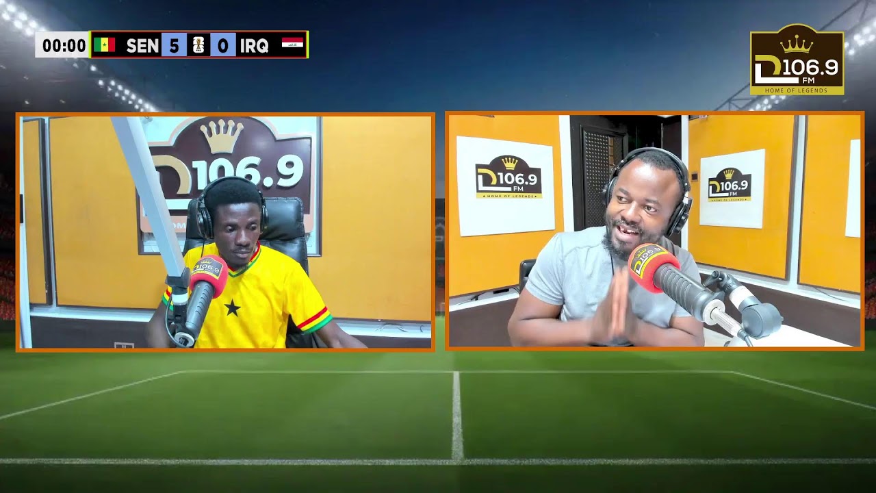 WORLD CUP LIVE COMMENTARY: SENEGAL VRS IRAQ : HOST : BISMARK ADUSEI || 26- 6-2026 cover art