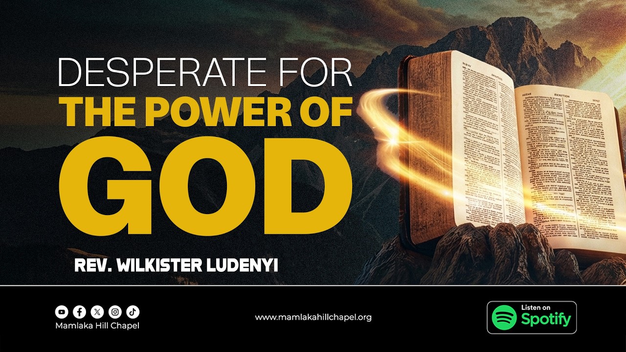 Desperate For The Power of God (Sermon Only) - Rev. Wilkister Ludenyi cover art