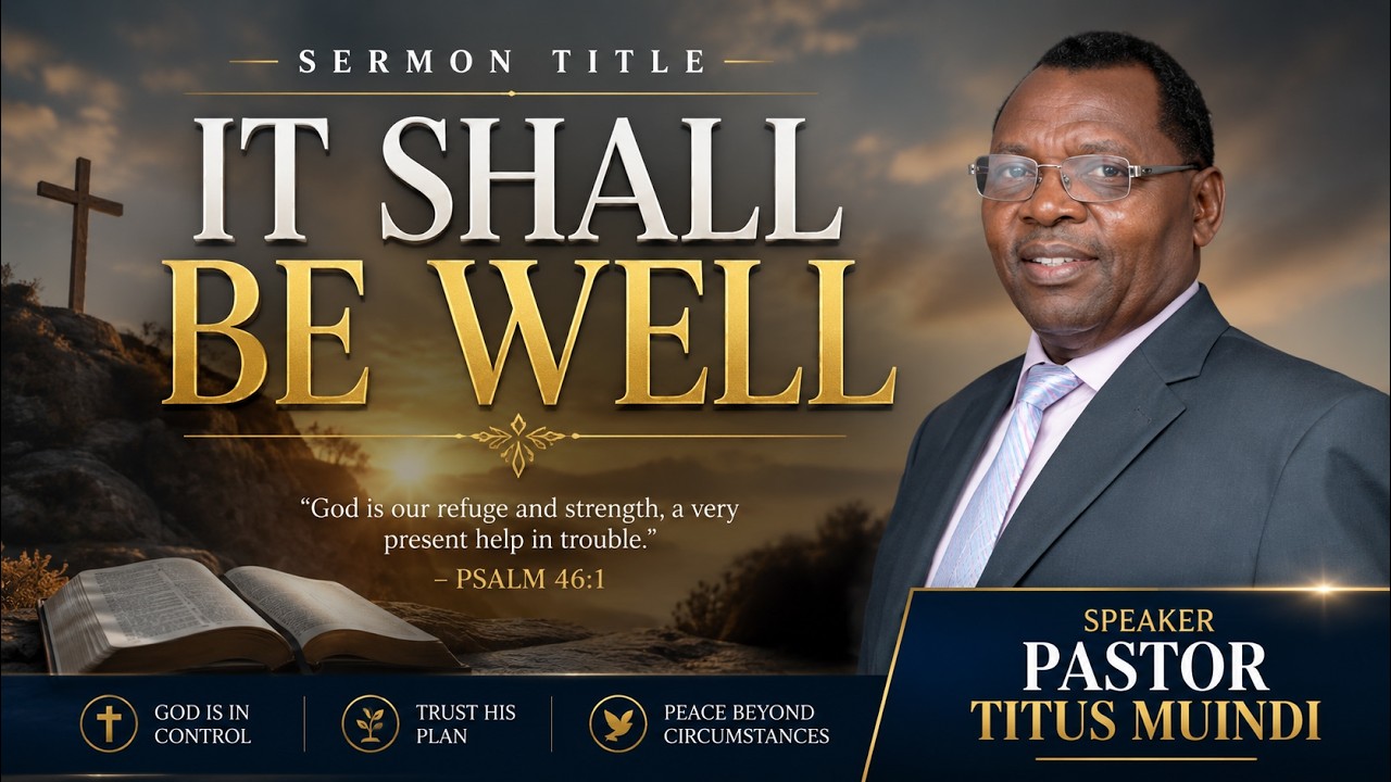 PASTOR TITUS MUINDI || IT SHALL BE WELL