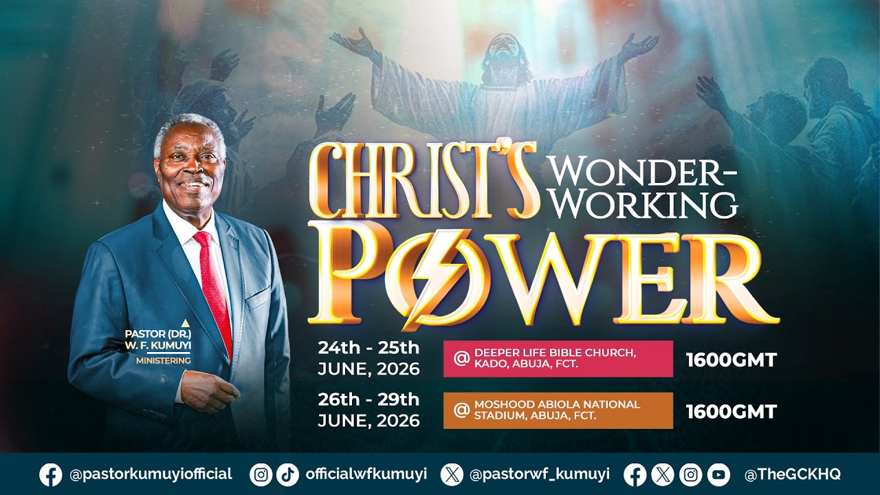 Day 1 || Christ's Wonder-Working Power || GCK