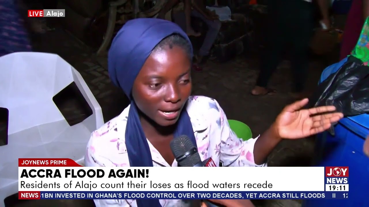 Accra flood again: We were sheltered by neighbours whose homes were not flooded - Residents of Alajo cover art