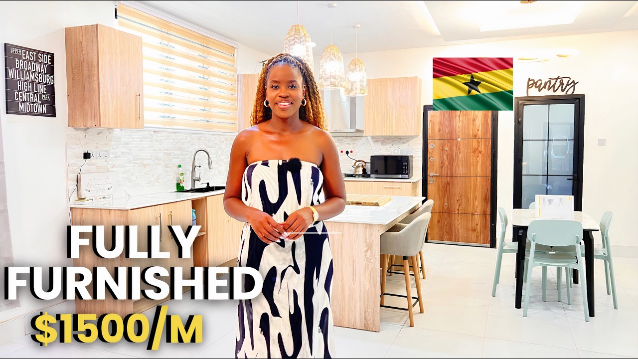 WHAT $1500 GETS YOU IN GHANA | FURNISHED HOUSE TOUR cover art