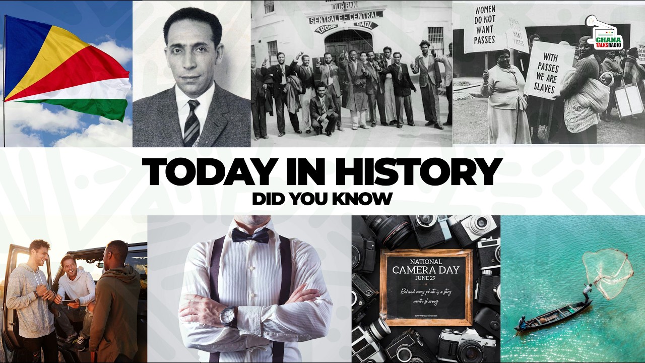 Today In History June 30 | Seychelles' Independence Day, Camera Day, National Guy Day cover art