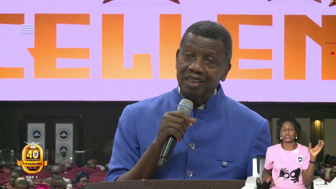 PASTOR E.A ADEBOYE SERMON | EXCELLENCE _1