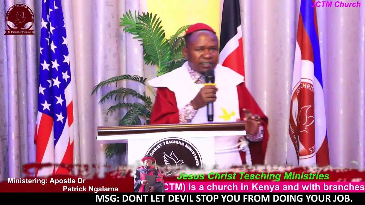 MSG: DONT LET DEVIL STOP YOU FROM DOING YOUR JOB by Apostle Dr Patrick Ngalama