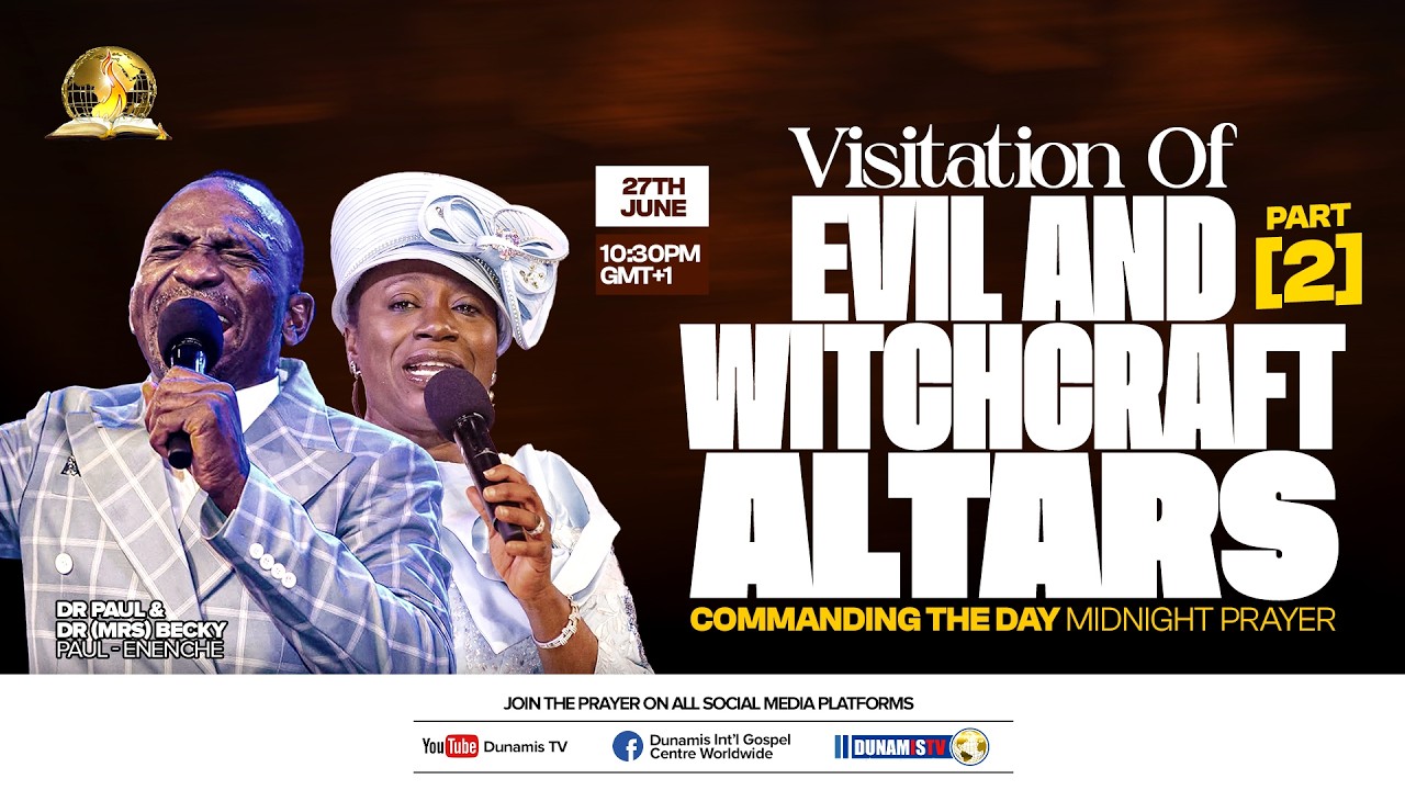 COMMANDING THE DAY MIDNIGHT PRAYER || VISITATION OF EVIL AND WITCHCRAFT ALTARS PART 2|| 27-06-2026 cover art