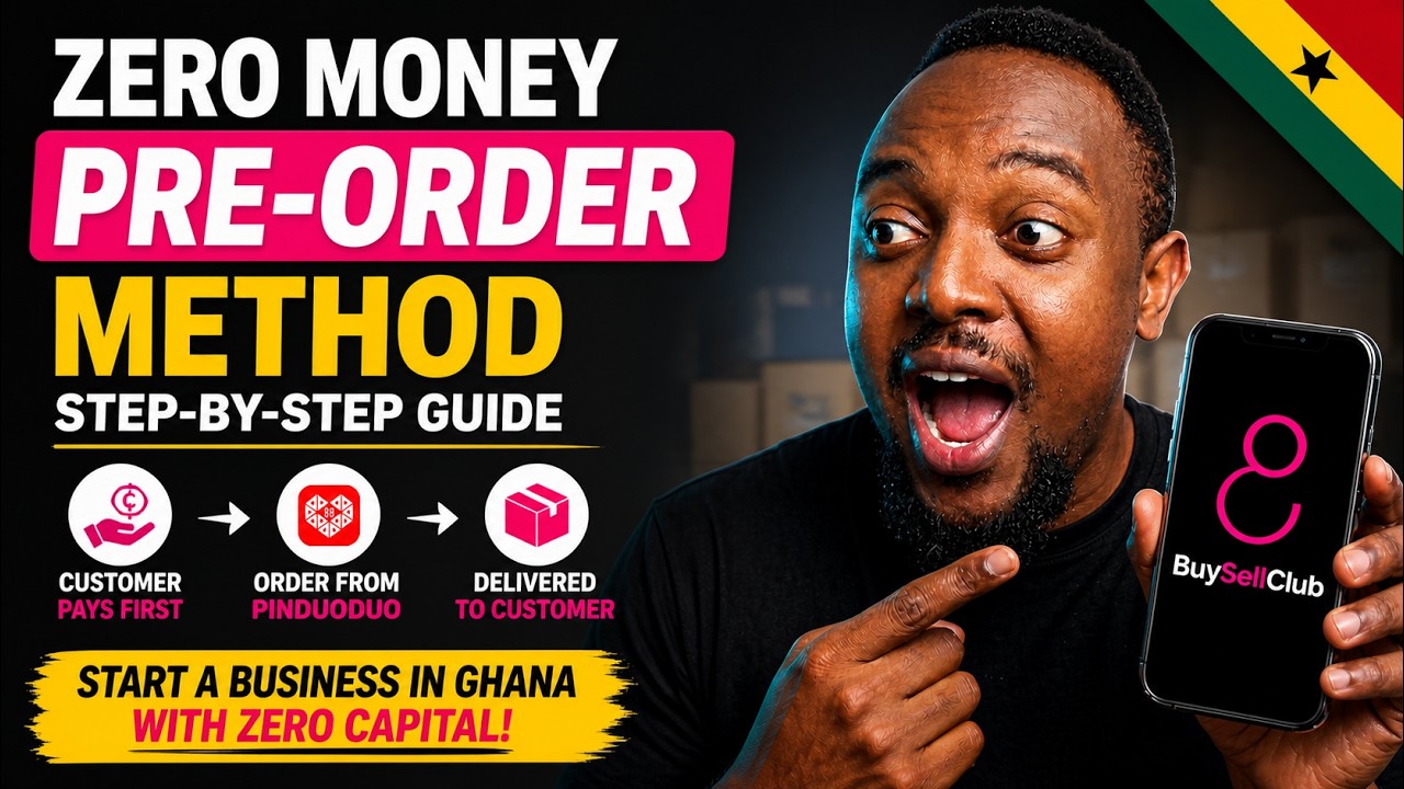 PRE ORDER BUSINESS WITH NO MONEY IN GHANA cover art
