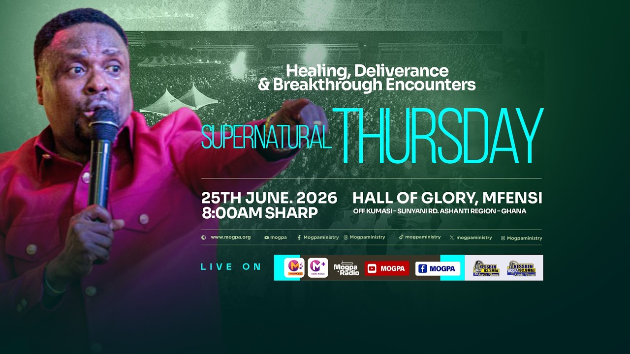 HEALING, DELIVERANCE & BREAKTHROUGH ENCOUNTERS || SUPERNATURAL THURSDAY || 25 - 06 - 2026 cover art