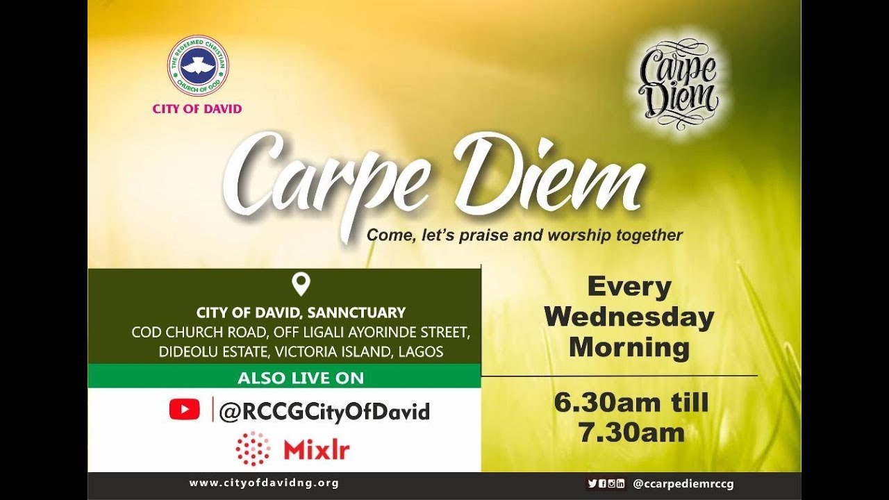 CARPE DIEM | 24TH JUNE 2026 | 6:30AM WAT