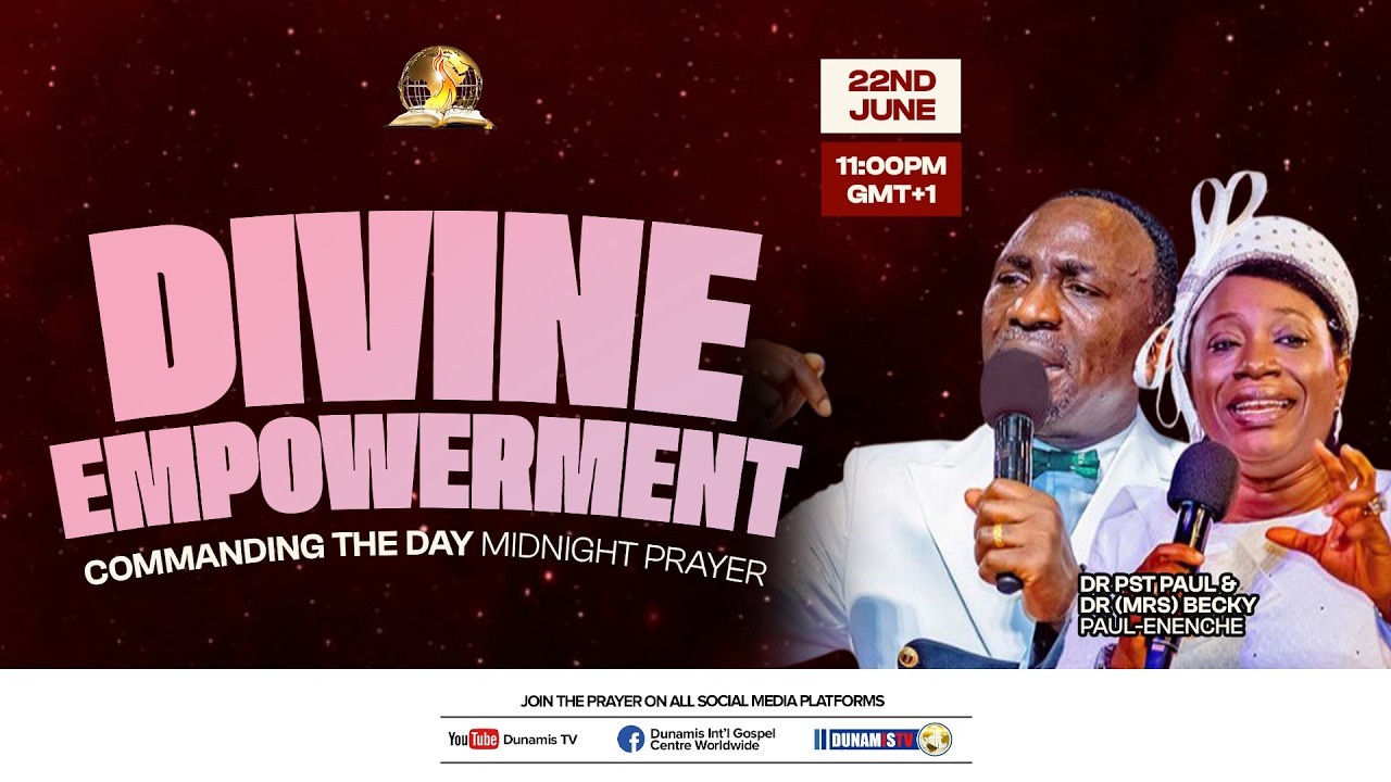 COMMANDING THE DAY MIDNIGHT PRAYER REBROADCAST || DIVINE EMPOWERMENT || 23-06-2026 cover art