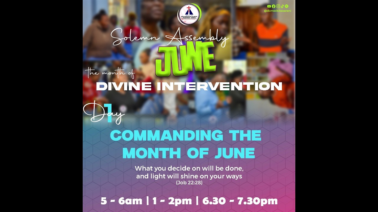 SOLEMN ASSEMBLY|| DAY ONE|| 1ST JUNE 26'- COMMANDING THE MONTH OF JUNE cover art