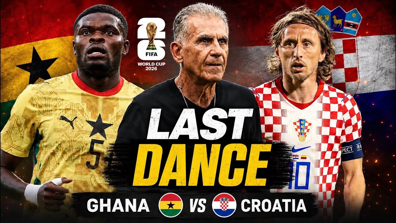 GHANA🇬🇭 vs CROATIA🇭🇷- BLACKSTARS MUST WIN REGARDLESS;QUIEROZ TO DEPLOY MASTERCLASS;MID SUPERIORITY🔥 cover art