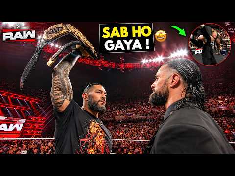 AAJ TOH SAB Ho GAYA 🥵SETH ROLLINS Challenge ROMAN REIGNS, BROCK Lesnar BACK - WWE RAW Highlights