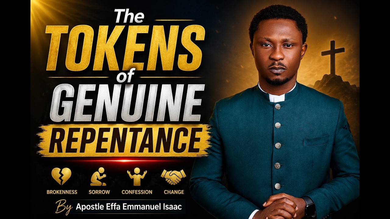 THE TOKENS OF GENUINE REPENTANCE  - APOSTLE EFFA EMMANUEL ISAAC cover art