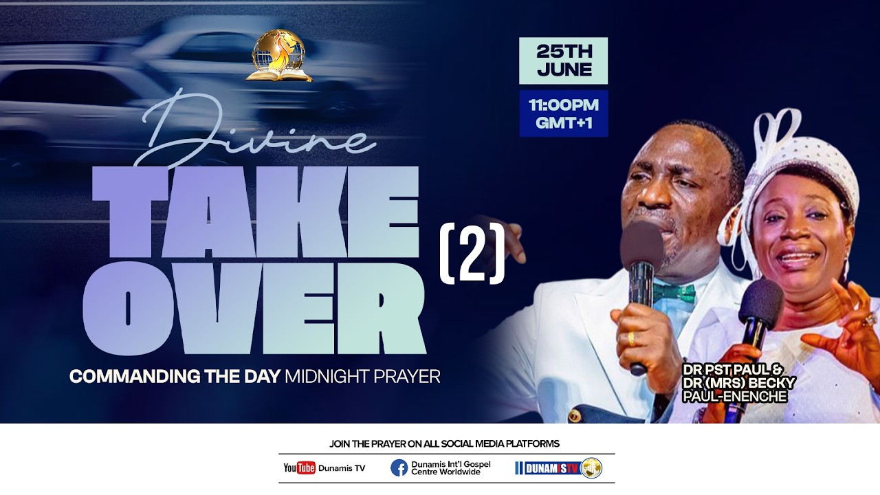 COMMANDING THE DAY MIDNIGHT PRAYER REBROADCAST || DIVINE TAKE OVER PART 2|| 26-06-2026 cover art