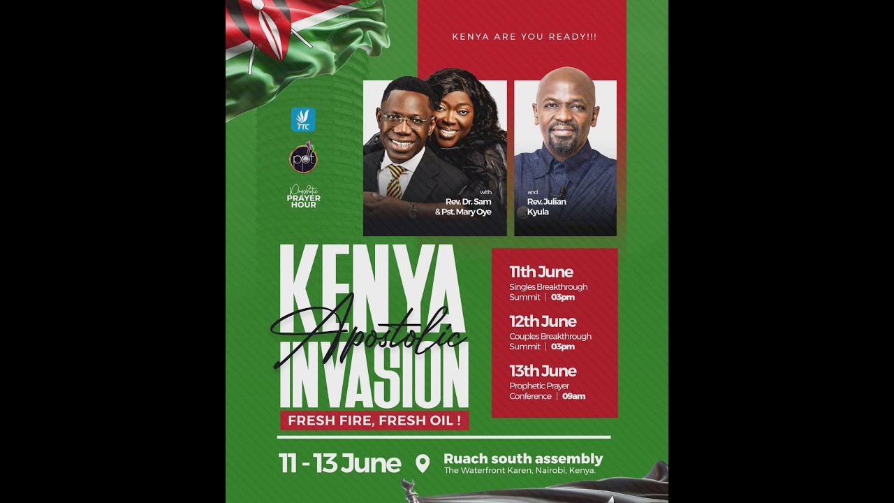 Kenya Apostolic Invasion || Prophetic Prayer Conference || Rev. Sam Oye || Rev. Julian Kyula cover art
